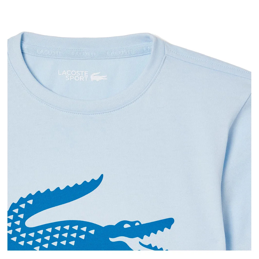 Boys' Oversized Croc Tennis Top Rill and Gipsy Blue Apparel Lacoste