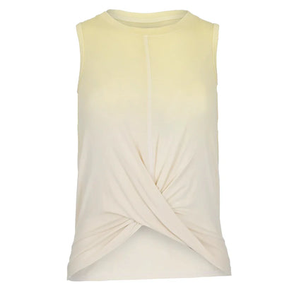 Women`s Ombre Twist Front Tennis Tank Apparel Thrive Societe