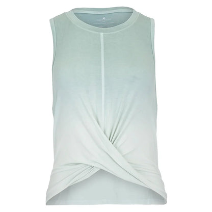 Women`s Ombre Twist Front Tennis Tank Apparel Thrive Societe