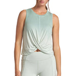 Women`s Ombre Twist Front Tennis Tank Apparel Thrive Societe
