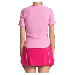 Women`s Essential Ladder Stitch Tennis Top Azalea Apparel Thrive Societe