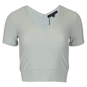 Women`s Double-V Crop Tennis Top Apparel Thrive Societe