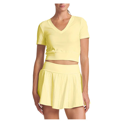 Women`s Double-V Crop Tennis Top Apparel Thrive Societe