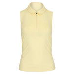 Women`s Shirred Zip Polo Tennis Tank Apparel Thrive Societe