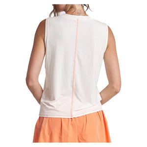 Women`s Contrast Stitch Muscle Tennis Tank White Apparel Thrive Societe