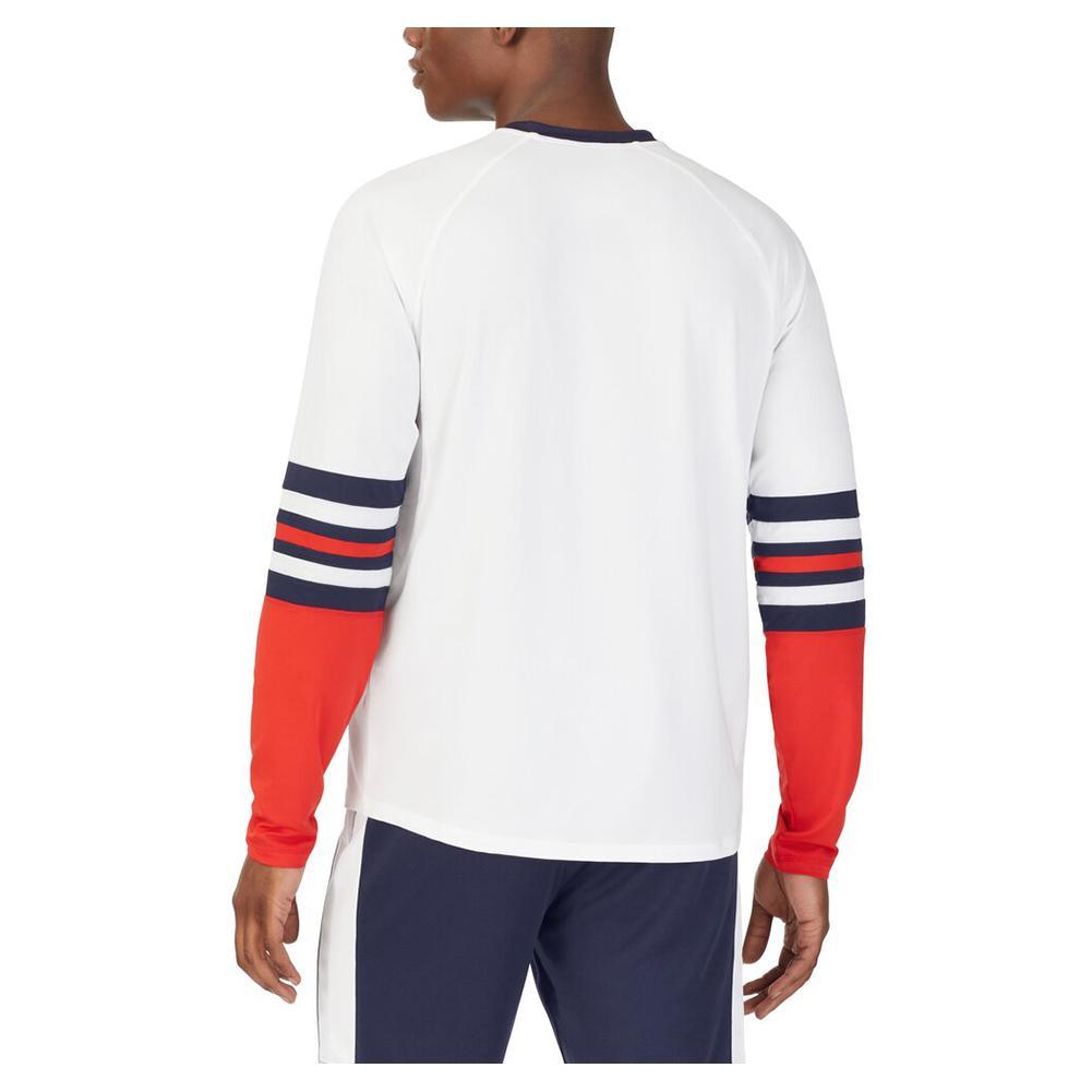 Men`s Heritage Long Sleeve Tennis Crew Apparel Fila
