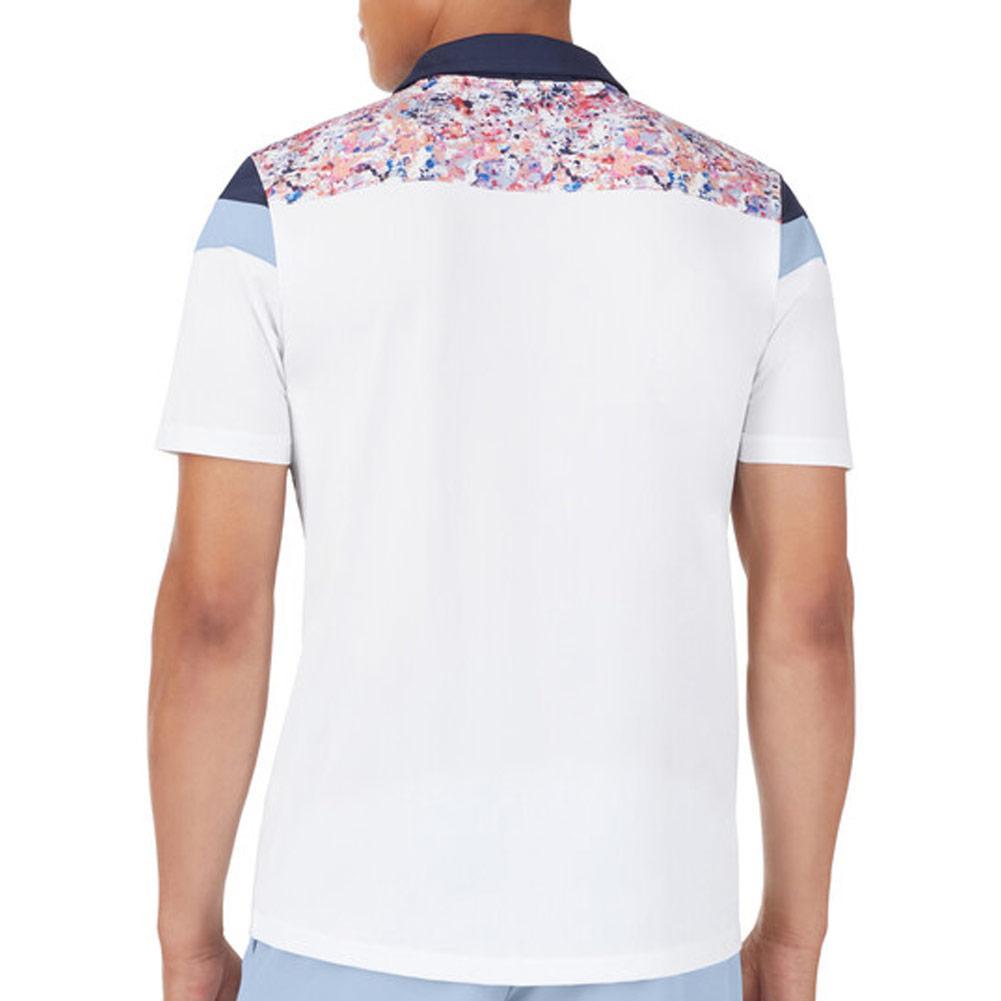 Men`s Solar Power Color Block Tennis Polo Apparel Fila