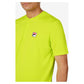Men's Short Sleeve Tennis Henley Cyber Lime Apparel Fila