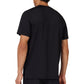 Men's Short Sleeve Tennis Crew Black and Cyber Lime Apparel Fila