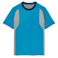 Men's Back Spin Short Sleeve Mesh Tennis Crew Hawaiian Ocean and Silver Sconce Apparel Fila