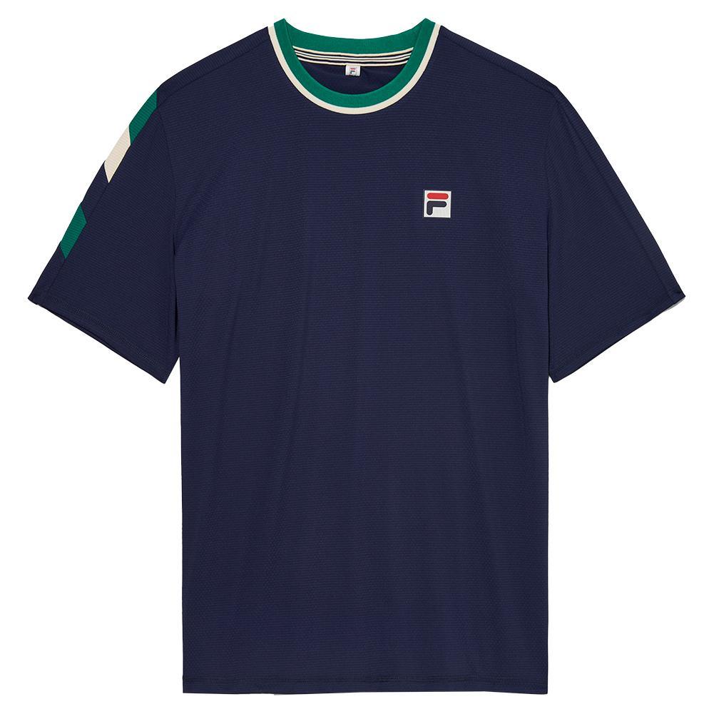 Men's Heritage Short Sleeve Tennis Crew Apparel Fila