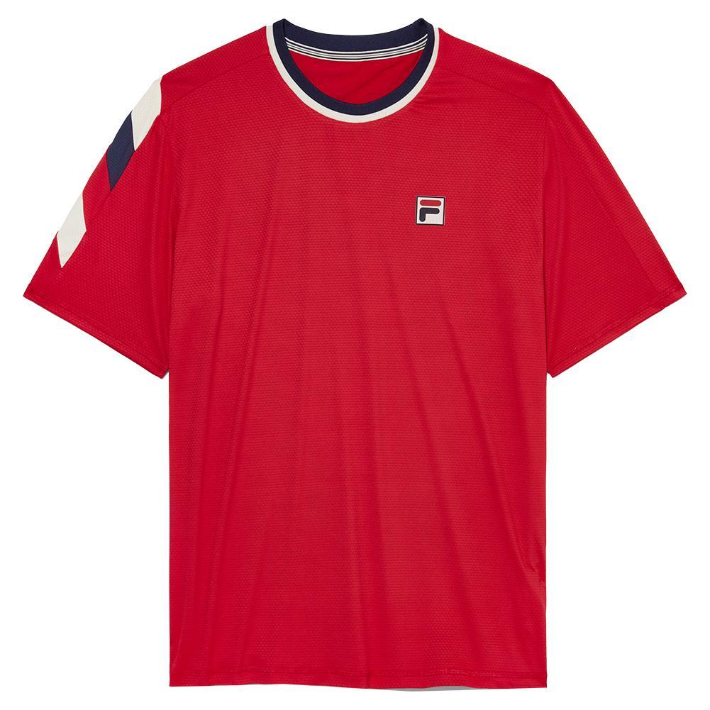 Men's Heritage Short Sleeve Tennis Crew Apparel Fila
