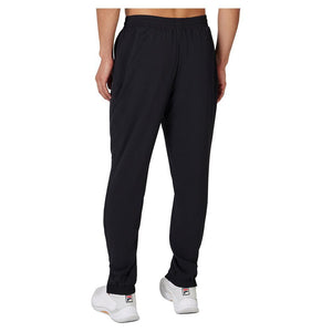 Men's Woven Court Tennis Track Pant Black Apparel Fila