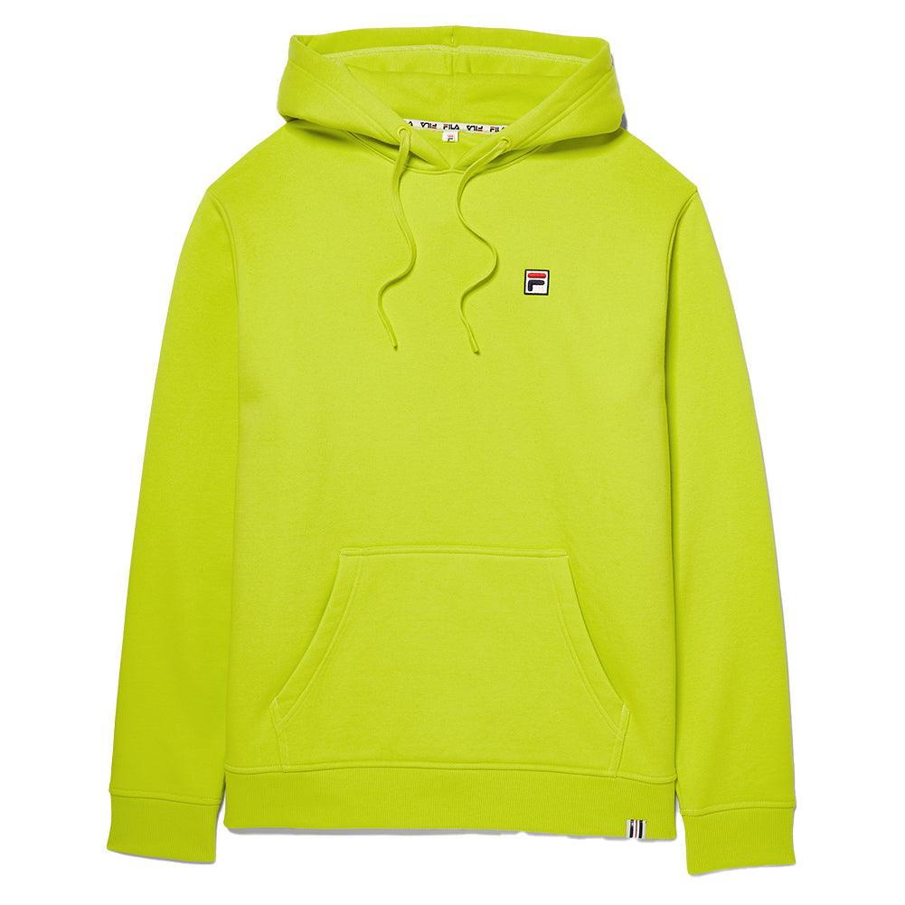 Men`s Long Sleeve Tennis Hoodie Rainforest and Shadow Lime Apparel Fila