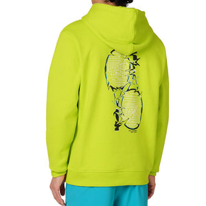 Men's Electric Drizzle Tennis Hoodie Cyber Lime Apparel Fila