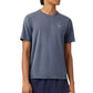 Men`s Scallop Hem Heather Tennis Crew Apparel Fila