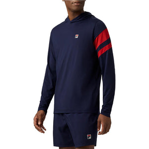Men`s Long Sleeve Tennis Hoodie Apparel Fila