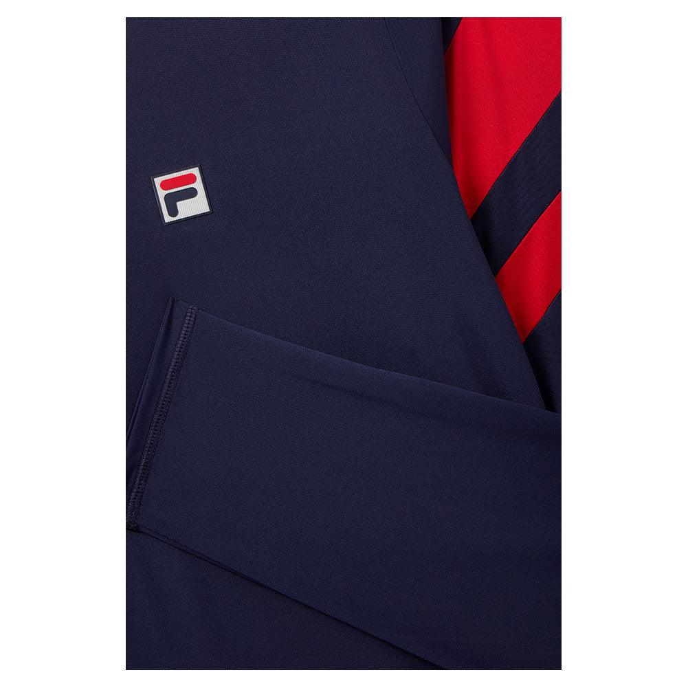 Men`s Long Sleeve Tennis Hoodie Apparel Fila