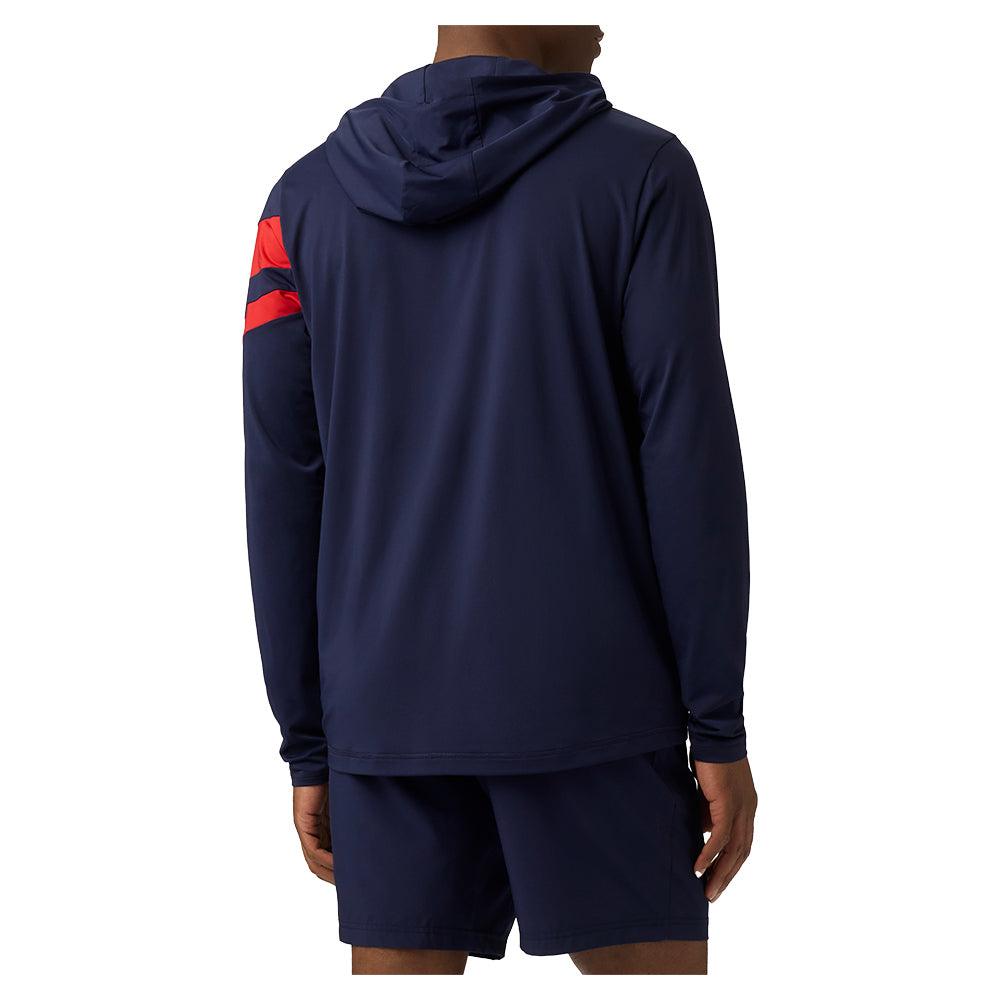 Men`s Long Sleeve Tennis Hoodie Apparel Fila