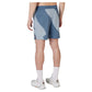 Men's 7 Inch Printed Tennis Short Elemental Blue and Celestial Blue Apparel Fila
