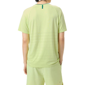 Men`s Center Court Ace Seamless Tennis Crew Shadow Lime and Rainforest Apparel Fila
