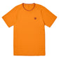Men`s Center Court Ace Seamless Tennis Crew Oriole and Tibetan Red Apparel Fila