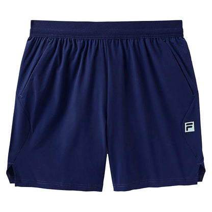 Men`s Center Court Ace Swift Tennis Short Navy and Skyway Apparel Fila