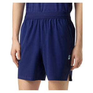 Men`s Center Court Ace Swift Tennis Short Navy and Skyway Apparel Fila