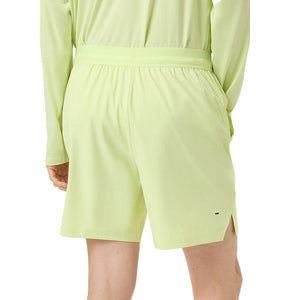 Men`s Center Court Ace Swift Tennis Short Shadow Lime and Rainforest Apparel Fila