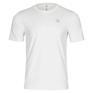 Men`s Volley Solid Core Tennis Top White Apparel Fila