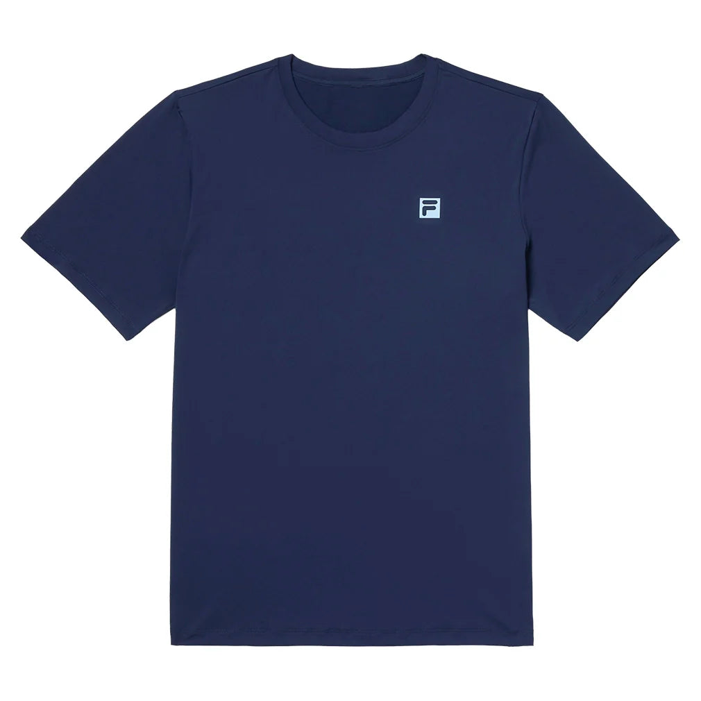 Men`s Volley Solid Core Tennis Top White Apparel Fila