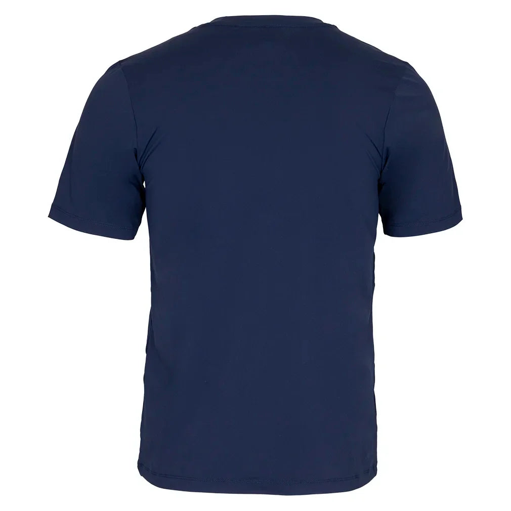 Men`s Volley Solid Core Tennis Top Navy Apparel Fila