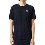 Men`s Cross Court Challenger Mesh Tennis Top Black Apparel Fila