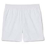 Men`s Cross Court Challenger 5 Inch Tennis Short White Apparel Fila