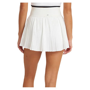 Women`s 14.5 inch Pleated Tennis Skort White Apparel Thrive Societe