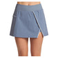 Women`s Piped Slit Tennis Skort Apparel Thrive Societe