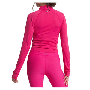 Women`s Zip Performance Long Sleeve Tennis Top Apparel Thrive Societe