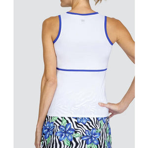 Women's Mazikeen V-Neck Tennis Tank Mystic Blue Apparel Tail
