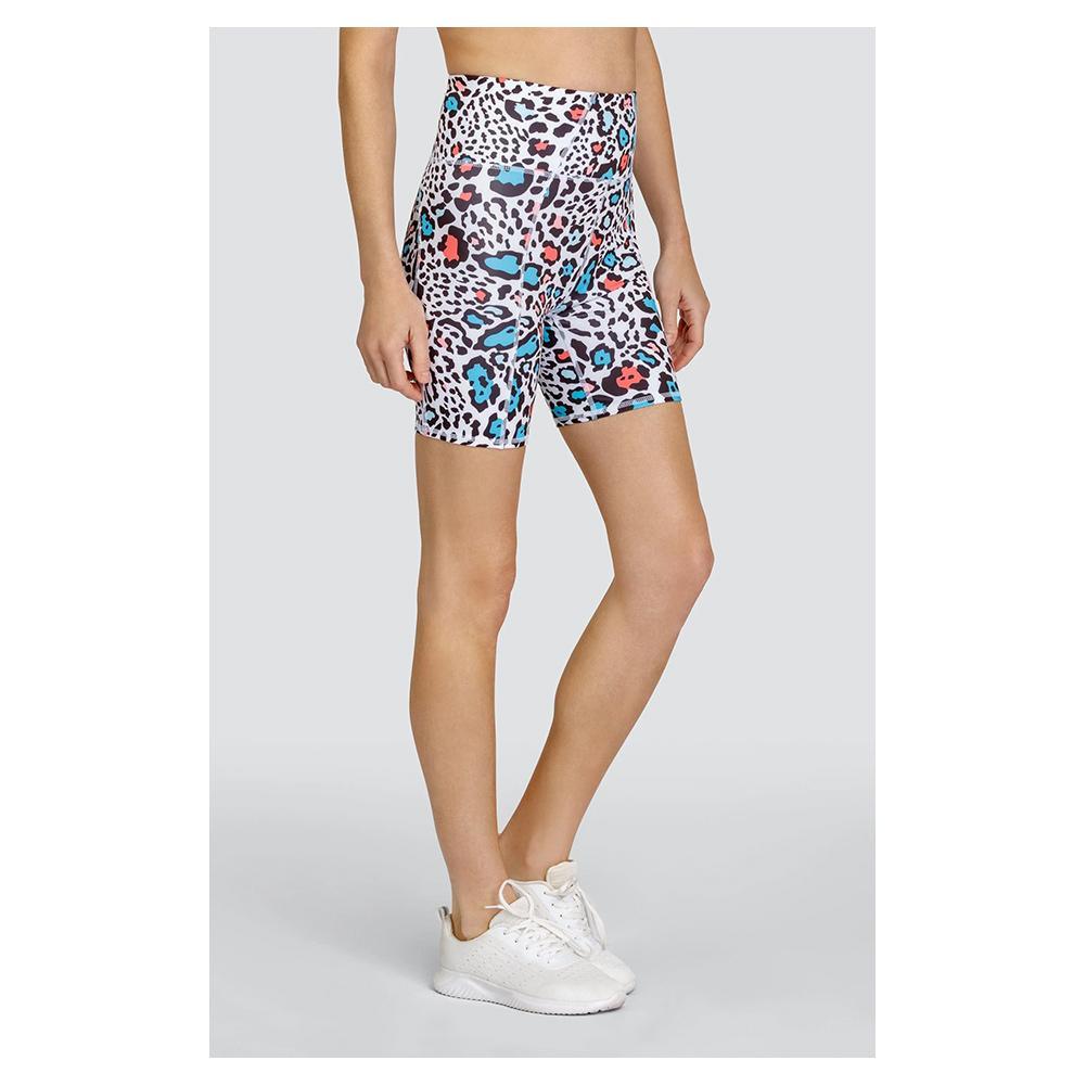 Women's Moxie 6.5 Inch Tennis Biker Short Beach Leopard Apparel Tail