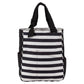 Women's Tennis Tote Stripes Black and Coconut Bags Maggiemather