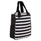 Women's Tennis Tote Stripes Black and Coconut Bags Maggiemather