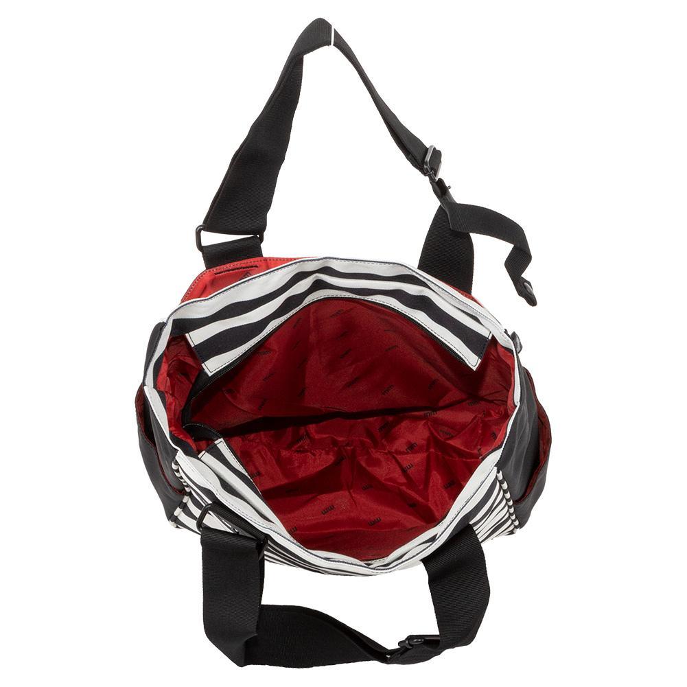 Women's Tennis Tote Stripes Black and Coconut Bags Maggiemather