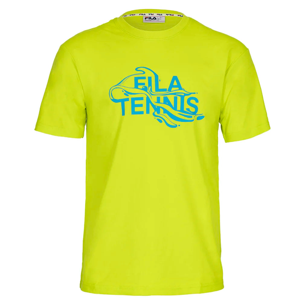 Men`s Drip Graphic Tennis Tee Apparel Fila