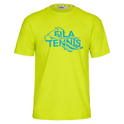 Men`s Drip Graphic Tennis Tee Apparel Fila