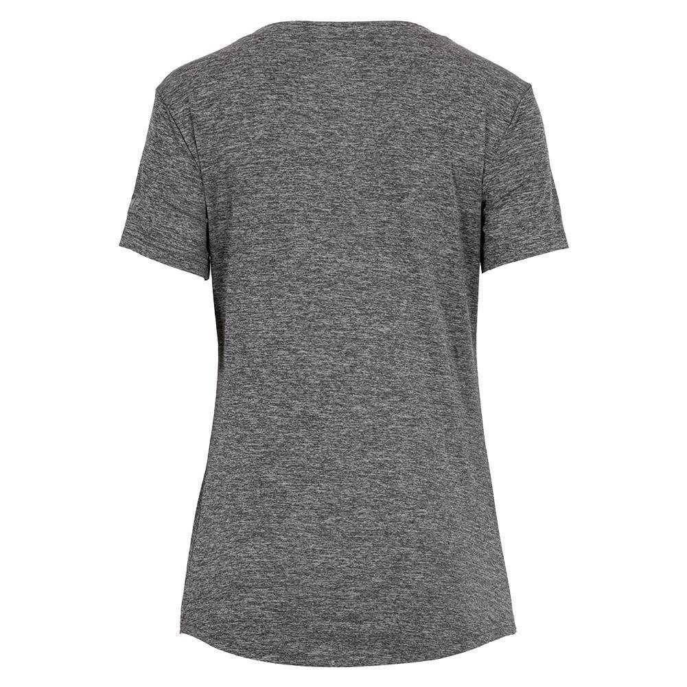 Women`s V-Neck Short Sleeve Pickleball Top Apparel Fila