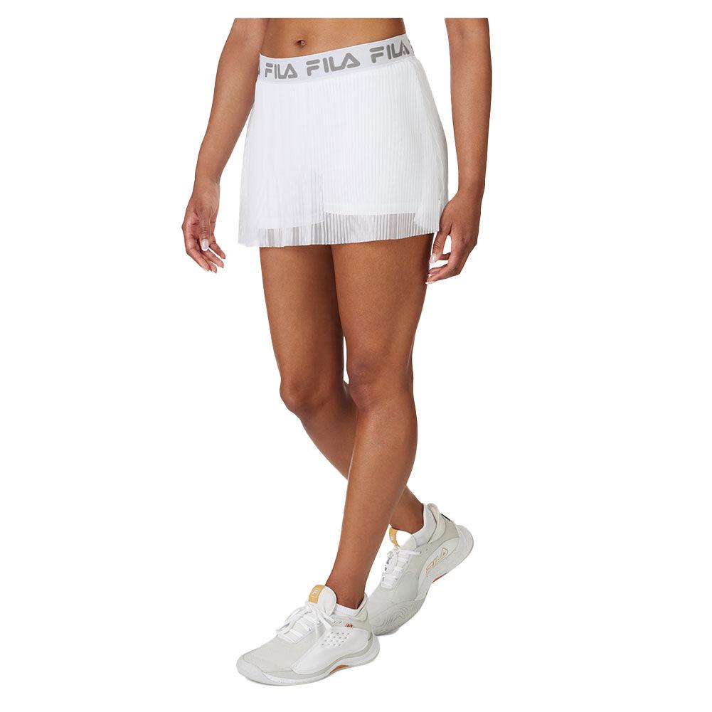 Women`s Essentials Illusion 13.5 Inch Tennis Skort White Apparel Fila