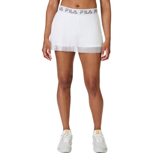 Women`s Essentials Illusion 13.5 Inch Tennis Skort White Apparel Fila