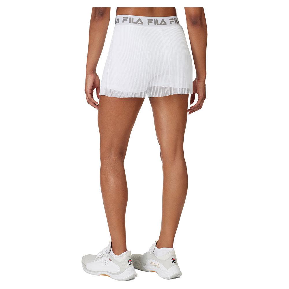 Women`s Essentials Illusion 13.5 Inch Tennis Skort White Apparel Fila