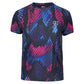 Women's Match Flaming Boa Short Sleeve Tennis Top Hot Pink Apparel Ultracor
