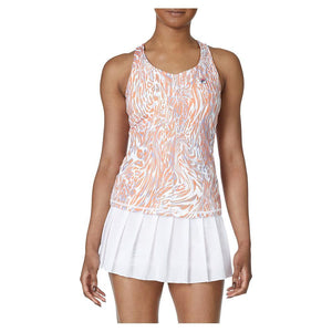 Womens Deuce Court Printed Racerback Tennis Tank Animal Apparel Fila